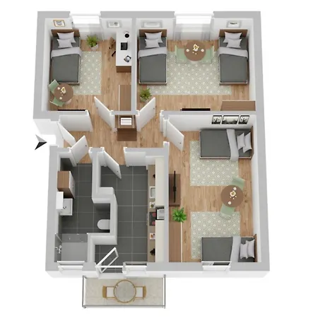 Lejlighed Cosyhomes24 - Traffic Connection And Balcony - Un02a